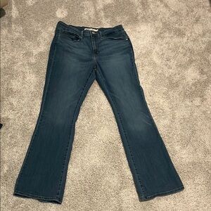 Signature by Levi Strauss Blue Mid-Rise Boot Cut Jeans